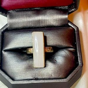 Moonstone Gemstone 925 Sterling Silver Band Ring Jewelry Handmade Size 7.5